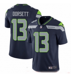 Nike Seahawks 13 Phillip Dorsett Steel Blue Team Color Men Stitched NFL Vapor Untouchable Limited Jersey