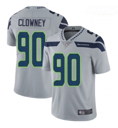 Seahawks #90 Jadeveon Clowney Grey Alternate Youth Stitched Football Vapor Untouchable Limited Jersey