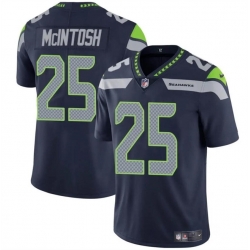 Youth Seattle Seahawks 25 Kenny McIntosh Navy Vapor Limited Stitched Football Jersey