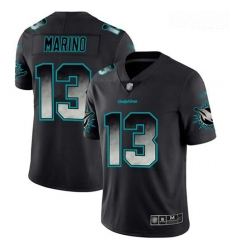 Dolphins 13 Dan Marino Black Men Stitched Football Vapor Untouchable Limited Smoke Fashion Jersey