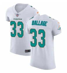 Kalen Ballage Miami Dolphins Men Elite Vapor Untouchable Nike Jersey White