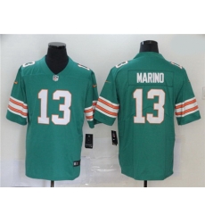 Nike Dolphins 13 Dan Marino Aqua Throwback Vapor Untouchable Limited Jersey