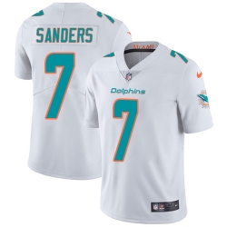 7 Elite Jason Sanders White Nike NFL Road Youth Jersey Miami Dolphins Vapor Untouchable