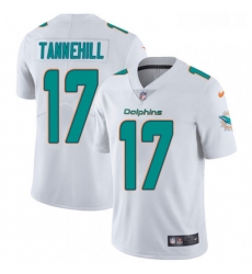 Youth Nike Miami Dolphins 17 Ryan Tannehill White Vapor Untouchable Limited Player NFL Jersey