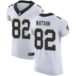 Elite Nike White Mens Benjamin Watson Road Jersey NFL 82 New Orleans Saints Vapor Untouchable