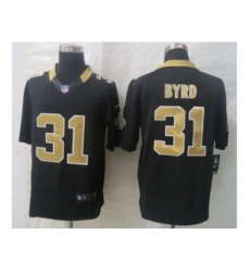 Nike New Orleans Saints 31 Jairus Byrd black Limited NFL Jersey