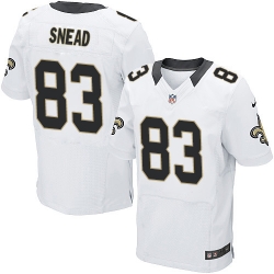 Nike New Orleans Saints #83 Willie Snead Mens Elite White NFL Jersey