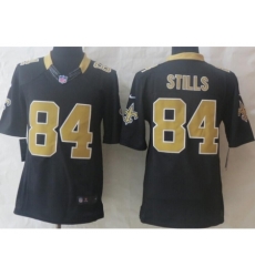 Nike New Orleans Saints 84 Kenny Stills Black Limited NFL Jersey