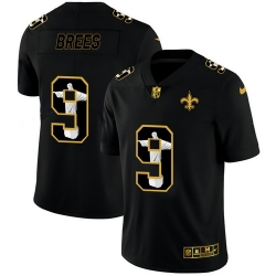 Saints 9 Drew Brees Black Jesus Faith Edition Limited Jersey