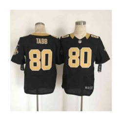 nike nfl jerseys new orleans saints 80 tabb black[Elite][tabb]