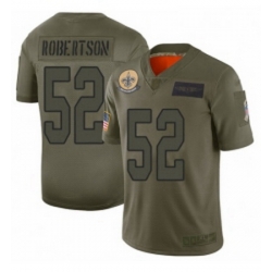 Womens New Orleans Saints 52 Craig Robertson Limited Camo 2019 Salute to Service Football Jersey