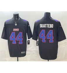 Men New York Giants 44 Cam Skattebo Black Fashion Vapor Untouchable Limited Stitched Football Jersey