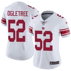 Nike Giants 52 Alec Ogletree White Women Vapor Untouchable Limited Jersey