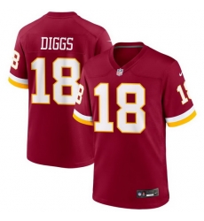 Men's Washington Commanders #18 Stephon Diggs Red 2026 Vapor Limited Stitched Football Jersey Men's Washington Commanders #18 Stephon Diggs Red 2026 Vapor Limited Stitched Football Jersey