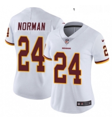 Womens Nike Washington Redskins 24 Josh Norman White Vapor Untouchable Limited Player NFL Jersey