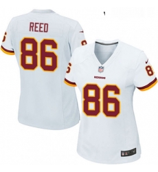 Womens Nike Washington Redskins 86 Jordan Reed Game White NFL Jersey