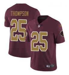 Youth Nike Washington Redskins 25 Chris Thompson Burgundy RedGold Number Alternate 80TH Anniversary Vapor Untouchable Limited Player NFL Jersey