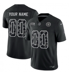 Men Tennessee Titans Active Player Custom Black F U S E 2026 Salute to Service Limited Stitched Football Jersey Men Tennessee Titans Active Player Custom Black F U S E 2026 Salute to Service Limited Stitched Football Jersey
