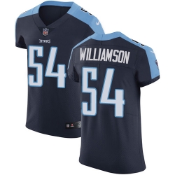 Nike Titans #54 Avery Williamson Navy Blue Alternate Mens Stitched NFL Vapor Untouchable Elite Jersey