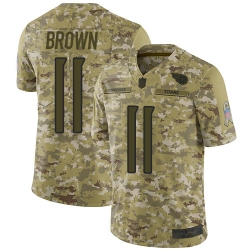 Titans 11 A J  Brown Camo Men Stitched Football Limited 2018 Salute To Service Jersey