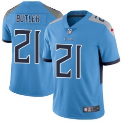 Nike Titans #21 Malcolm Butler Light Blue Team Color Youth Stitched NFL Vapor Untouchable Limited Jersey