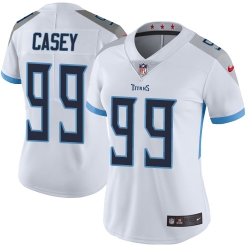 Nike Titans #99 Jurrell Casey White Womens Stitched NFL Vapor Untouchable Limited Jersey