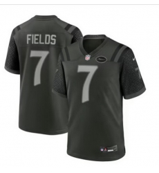 Men Nike Justin Fields #7 Green New York Jets Rivalries Collection Stitched Limited Jersey Men Nike Justin Fields #7 Green New York Jets Rivalries Collection Stitched Limited Jersey