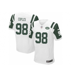 Nike New York Jets 98 Quinton Coples White Elite NFL Jersey