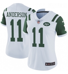 Womens Nike New York Jets 11 Robby Anderson White Vapor Untouchable Limited Player NFL Jersey