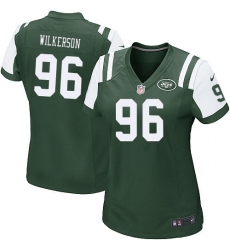 Women's Nike New York Jets #96 Muhammad Wilkerson Game Green Team Color NFL