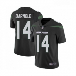 Youth New York Jets 14 Sam Darnold Black Alternate Vapor Untouchable Limited Player Football Jersey