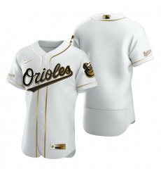 Baltimore Orioles Blank White Nike Mens Authentic Golden Edition MLB Jersey