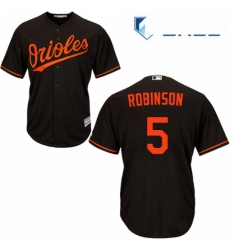 Youth Majestic Baltimore Orioles 5 Brooks Robinson Replica Black Alternate Cool Base MLB Jersey