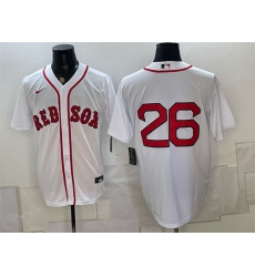 Men Boston Red Sox 26 Wade Boggs White No Name Cool Base Stitched Baseball Jersey Men Boston Red Sox 26 Wade Boggs White No Name Cool Base Stitched Baseball Jersey