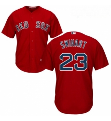 Youth Majestic Boston Red Sox 23 Blake Swihart Replica Red Alternate Home Cool Base MLB Jersey