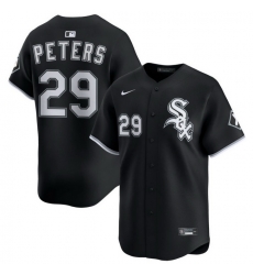 Men Chicago White Sox Nike Black Alternate Limited Jersey Peters Tristan 29 Men Chicago White Sox Nike Black Alternate Limited Jersey Peters Tristan 29