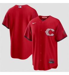 Men Cincinnati Reds Blank Red 2026 City Connect Stadium Stitched Baseball Jersey Men Cincinnati Reds Blank Red 2026 City Connect Stadium Stitched Baseball Jersey