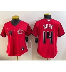 Youth Cincinnati Reds 14 Pete Rose Red 2026 City Connect Stadium Stitched Baseball Jersey Youth Cincinnati Reds 14 Pete Rose Red 2026 City Connect Stadium Stitched Baseball Jersey