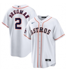 Youth Houston Astros 2 Alex Bregman White 2022 World Series Champions Home Stitched BaseballJersey