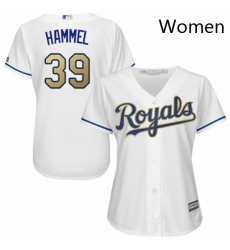 Womens Majestic Kansas City Royals 39 Jason Hammel Replica White Home Cool Base MLB Jersey