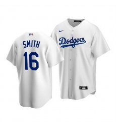 Youth Los Angeles Dodgers 16 Will Smith White Stitched Baseball Jersey