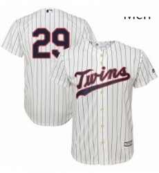 Mens Majestic Minnesota Twins 29 Rod Carew Replica Cream Alternate Cool Base MLB Jersey