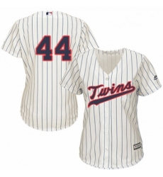 Womens Majestic Minnesota Twins 44 Kyle Gibson Replica Cream Alternate Cool Base MLB Jersey 