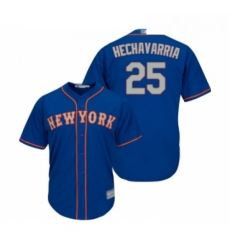 Youth New York Mets 25 Adeiny Hechavarria Authentic Royal Blue Alternate Road Cool Base Baseball Jersey 