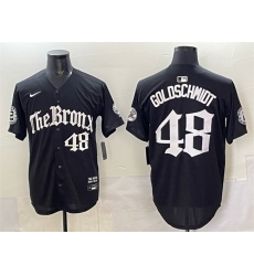 Men New York Yankees 48 Paul Goldschmidt Black 27Gothic Legacy Edition 27 Vapor Premier Limited Stitched Baseball Jersey Men New York Yankees 48 Paul Goldschmidt Black 27Gothic Legacy Edition 27 Vapor Premier Limited Stitched Baseball Jersey