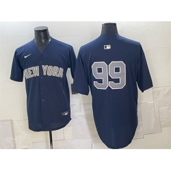 Men New York Yankees  99 Aaron Judge Navy Limited Stitched Baseball Jersey