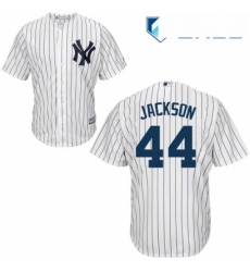 Youth Majestic New York Yankees 44 Reggie Jackson Replica White Home MLB Jersey