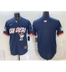 Men San Diego Padres X Hello Kitty Blank Obsidian 2026 City Connect Stadium Stitched Baseball Jersey Men San Diego Padres X Hello Kitty Blank Obsidian 2026 City Connect Stadium Stitched Baseball Jersey