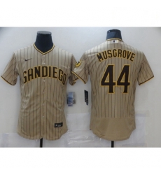 Women Nike San Diego Padres Joe Musgrove Sand Brown Collection Baseball Player Jersey