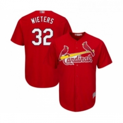 Youth St Louis Cardinals 32 Matt Wieters Replica Red Alternate Cool Base Baseball Jersey 